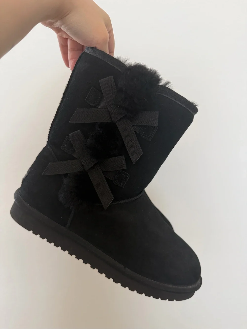 Koolaburra Black Bow Winter Boots - Women